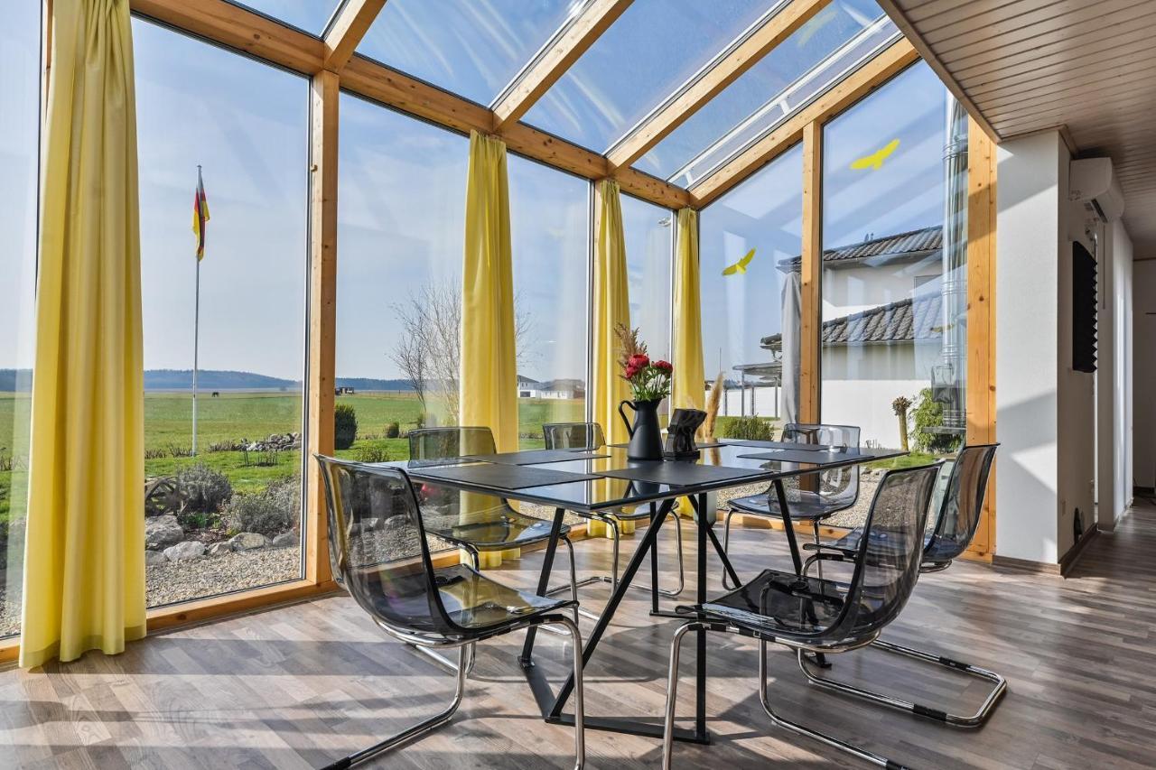 Ruhige Ferienwohnung Mit Panoramablick Ingoldingen 外观 照片