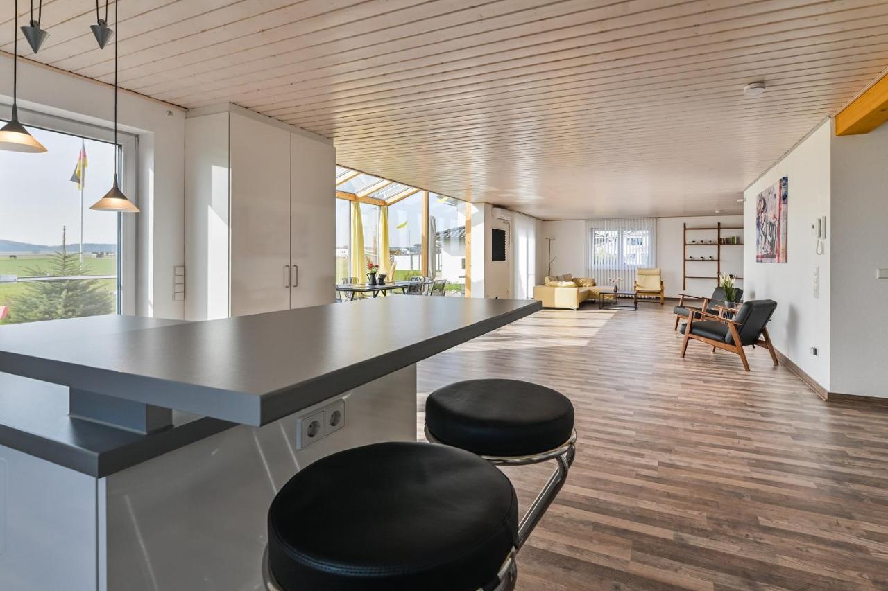 Ruhige Ferienwohnung Mit Panoramablick Ingoldingen 外观 照片