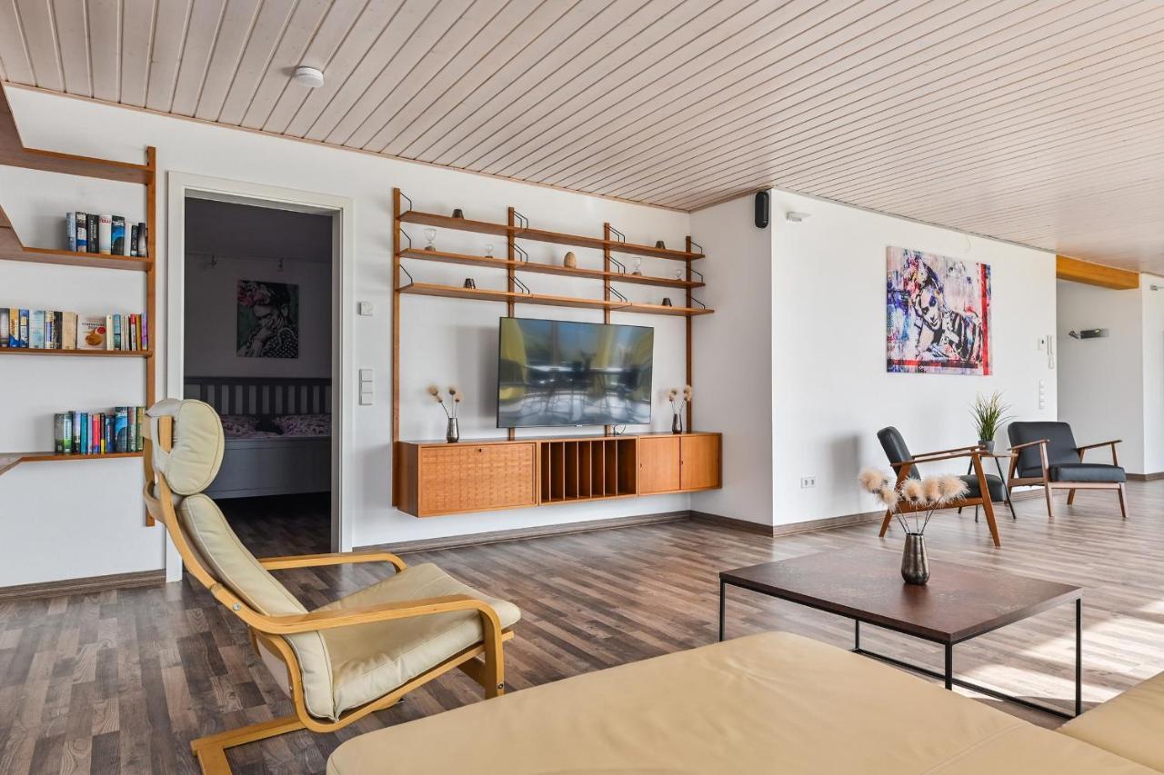 Ruhige Ferienwohnung Mit Panoramablick Ingoldingen 外观 照片