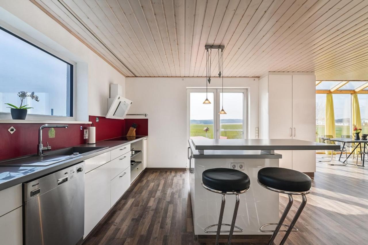 Ruhige Ferienwohnung Mit Panoramablick Ingoldingen 外观 照片