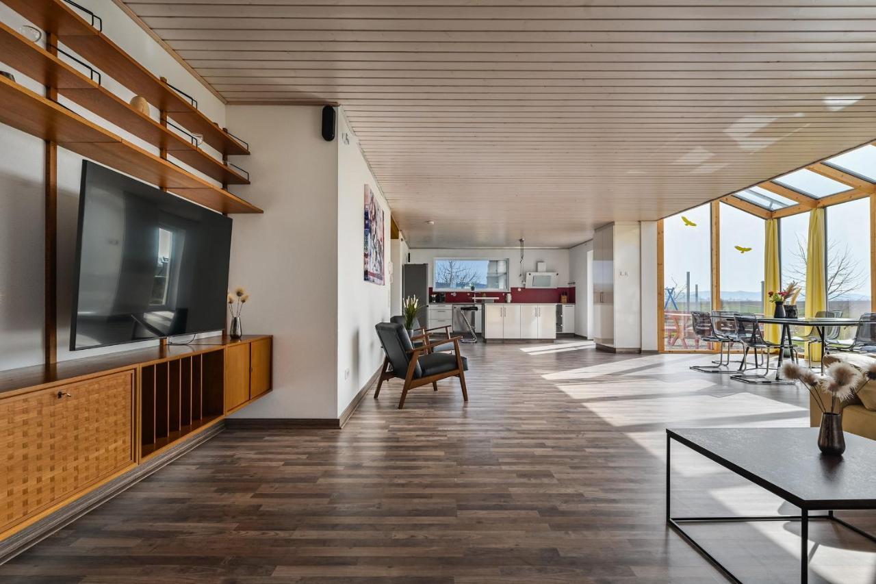 Ruhige Ferienwohnung Mit Panoramablick Ingoldingen 外观 照片