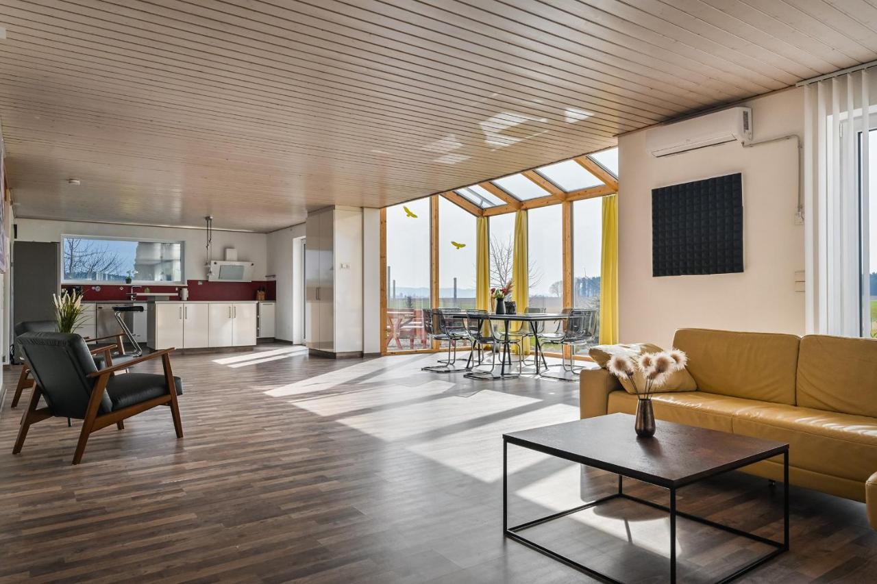 Ruhige Ferienwohnung Mit Panoramablick Ingoldingen 外观 照片